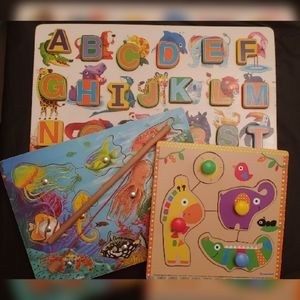 3 gently used puzzles